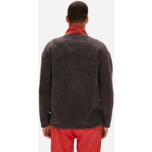 Bad Bear Ryan Plush Full-Zip Antrasit Erkek Sweatshirt