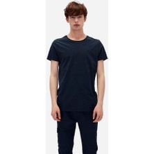Bad Bear Solid T-Shirt Lacivert Basic Erkek Tişört