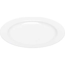 Ofis Turka Plastik Beyaz Tabak 23 cm - 10 Adet