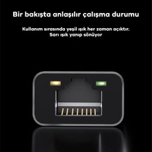 Cepte Toptan Ally Type-C To Rj 45 2.5 Gbps Ethernet KABLOSU-(1903) - CPTD9294-8981