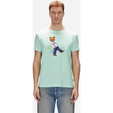 Bad Bear Nash Yeşil Erkek Baskılı Tişört
