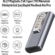 Cepte Toptan Magsafe MacBook 2 5A Type C Pd Mıknatıslı Dönüştürücü Şarj Başlık Macboo - CPTD8884-401