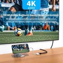 Cepte Toptan Ally Type C To 4K Hdmı 100W Type C Çevirici Iphone 15 Iphone 16 ANDROID-(1903) - CPTD7112-6773