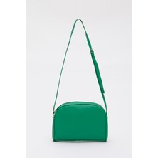 Çimen Yeşili Shk25 Mini Urban Çapraz Askılı Tek Bölmeli Suni Deri Kol ve Omuz Çantası