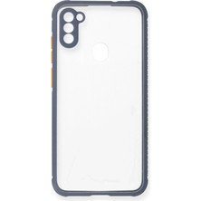 Samsung Galaxy A11 Kılıf Miami Şeffaf Silikon - Gri - CPTD1874-8390