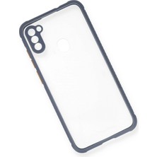 Samsung Galaxy A11 Kılıf Miami Şeffaf Silikon - Gri - CPTD1874-8390