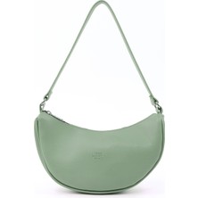 SHAKA Mint Yeşil SHK26 Tek Bölmeli Suni Deri El ve Omuz Çantası U:12 E:26 G:6 cm