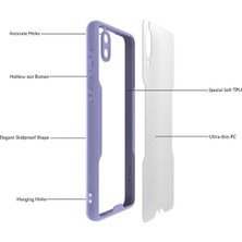 Samsung Galaxy A02 Kılıf Platin Silikon - Lacivert - CPTD7023-6946