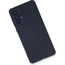 Samsung Galaxy A53 5g Kılıf Nano Içi Kadife Silikon - Lacivert - CPTD1409-6353