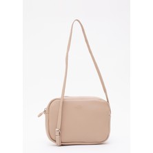 SHAKA Vizon U23 Suni Deri ,tek Bölmeli, Fermuarlı,süet Iç Kumaş, Ayarlanabilir Askılı, Mini Urban Omuz Çantası