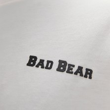 Bad Bear Eddy Beyaz Erkek Baskılı Tişört