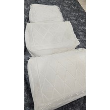 Çeyizlik Kadife 3`lü Petekli Bohça Nişan Gelin Damat Hurcu