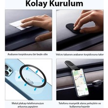 Karma Gift Ally MA-160 Araç Torpido Üstü Katlanabilir Manyetik Telefon TUTUCU-(5775) - KRM8339-6761