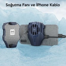 Karma Gift Memo DL02  Telefonu Soğutma Fanı Radyatör (Iphone Kablo İLE)-(5775) - KRM5381-5781