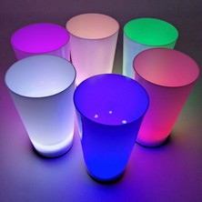 Karma Gift Glow Partisi Bardakları 6 Renk 6 Adet 1.5 Oz 4.5 x 6.5 cm - KRM7641-3820