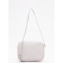 SHAKA Gri U23 Suni Deri ,tek Bölmeli, Fermuarlı,süet Iç Kumaş, Ayarlanabilir Askılı, Mini Urban Omuz Çantası