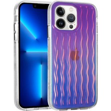 Apple iPhone 14 Pro Max Kılıf Kabartmalı Dalga Tasarımlı Silikon Cppl Ismira KAPAK-NO10