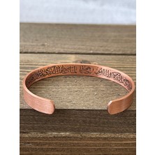 Aida Jewelss Saf Bakır Bileklik Koruma Dualı Bakır Bileklik