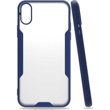 iPhone x Uyumlu Cppl Parfe Kapak-Lacivert