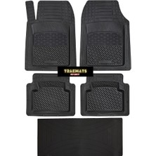 Trakmats Opel Astra J 2009-2010-2011-2012-2013-2014-2015-2016-2017-2018-2019 Kesilebilir, Evrensel, Yumuşak, Orjinal Oto Paspas Siyah, Kauçuk/pvc Araba Paspası