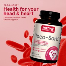 Jarrow Fromulas. Toco-Sorb Tocotrienols + Vitamin E High Absorption Cardiovascular Brain Alpha D-Beta D- gr amma D-Delta