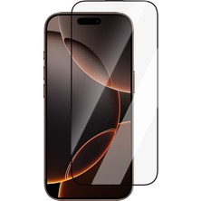 Case World iPhone 16 Pro Uyumlu Ultra-Thin Serisi 0.15MM 3D Schott Cam Temperli Ekran Koruyucu