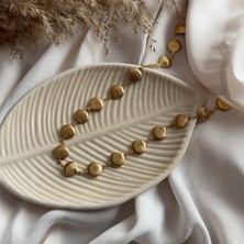 Gold Istiridye Kolye