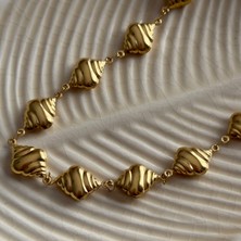 Gold Deniz Kabuğu Kolye