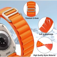 Apple Watch Series Ultra 10/9/8/7/6/5/4/se/3/2/1 49MM-46MM-45MM-44MM-42MM Uyumlu Alpine Loop Kordon