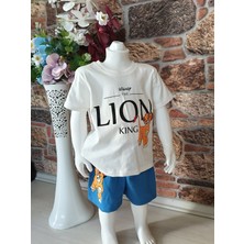 Dısnep The Lion King Baskılı T-Shirt Şort Takımı