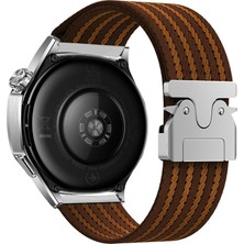 Huawei Watch Gt 2 / Gt 2 Pro / Gt 3 / Gt 4 / Gt 5 / Gt 5 Pro 46MM Uyumlu Mekanik Tokalı Hasır Kordon