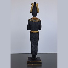 Horus’un Gücü – Antik Mısır Temalı Dekoratif Heykel Biblo (32 x 8 Cm)