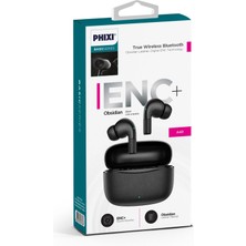 Phixi Basic A40 Enc Usb-C Hızlı Şarj Destekli Bluetooth Kulaklık