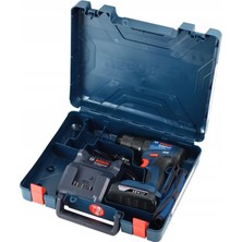 Bosch Professional GSB 185-Li 2.0 Ah Tek Akülü Kömürsüz Motor Darbeli Matkap + 23 Parça Aksesuar Set - 06019K3102