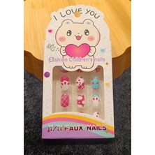 Monalisa Home Lüks  Figürlü  Çocuk Takma Tırnak