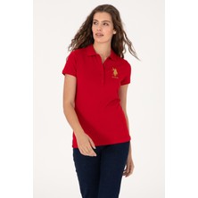 U.s. Polo Assn. Kadın Kırmızı Tişört Basic 50300883-VR030