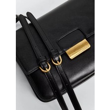 Mango Metal Detaylı Kapaklı Çanta