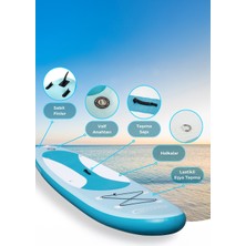 Birlik Oyuncak Firstop Sup Paddle Board Seti 305X79X15CM (Şişme Paddle Board + Kürek + Pompa) SP305-15S Turkuaz