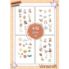 4'lü Çiftlik Set Ajanda Bullet Journal Set A053