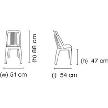 Papatya Favori Teak Sandalye 6 Adet Avantaj Paketi Bahçe Balkon