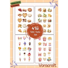 4'lü Tatlı Tuzlu Set Ajanda Bullet Journal Set A058
