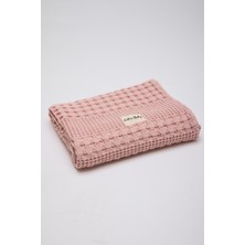 Caline Baby Waffle Pamuklu Pike 100*90CM - Pudra