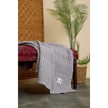 Caline Baby Waffle Pamuklu Pike 100*90CM - Gri