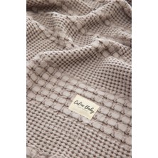 Caline Baby Waffle Pamuklu Pike 100*90CM - Gri