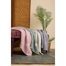 Caline Baby Waffle Pamuklu Pike 100*90CM - Gri