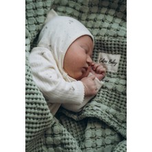 Caline Baby Waffle Pamuklu Pike 100*90CM - Yeşil