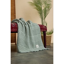 Caline Baby Waffle Pamuklu Pike 100*90CM - Yeşil