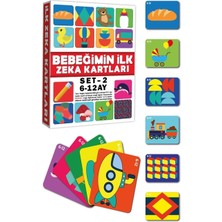 Mershen Baby Eğitici Zeka Kartları 4'lü Set