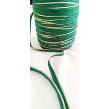 Altay Aksesuar Yeşil Gold Kenar Biye Şerit