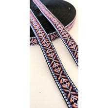 Altay Aksesuar Mor Renkli Etnik Şerit ( 2 cm )